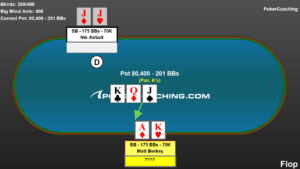 Nik Airball versus Matt Berkey high stakes heads-up cash game grudge match at Resorts World in Las Vegas poker hand review.