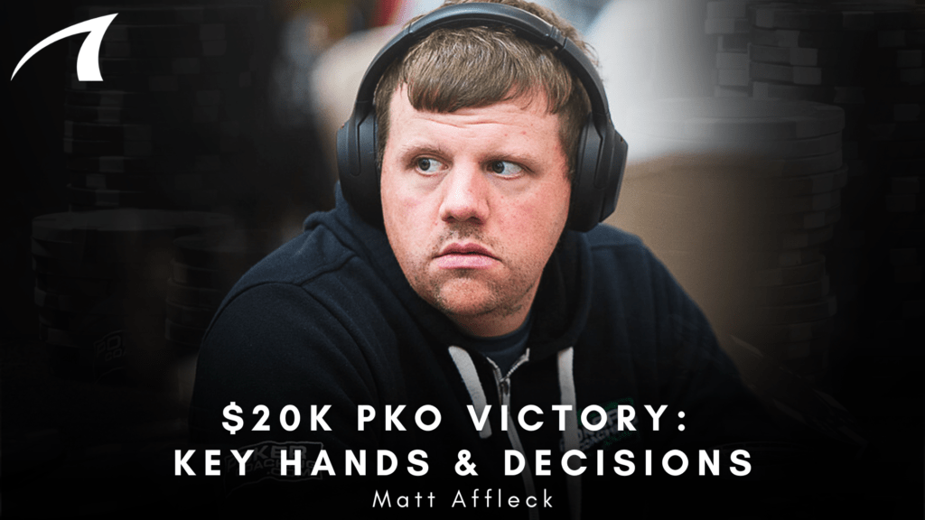 Close-up of a man wearing over-ear headphones, looking to the side, with a dark poker-themed background as a banner image.